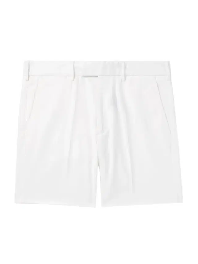 Straight-Leg Pleated Stretch-Cotton Twill Shorts - Men