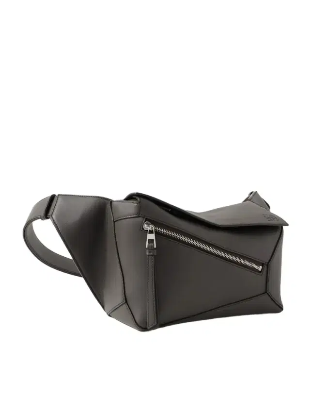 Puzzle Edge Small Leather Belt Bag - Men