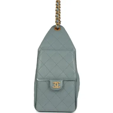 Chanel Chanel Small 25 Hobo Bag Green Caviar Antique Gold Hardware | Thumbnail 3 Chanel Chanel Small 25 Hobo Bag Green Caviar Antique Gold Hardware | Thumbnail 3