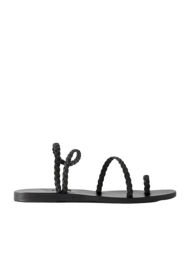 Ancient Greek Sandals Eleftheria Woven Leather Sandals
