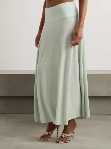 Alaïa Wool-blend Maxi Skirt | Thumbnail 3 Alaïa Wool-blend Maxi Skirt | Thumbnail 3