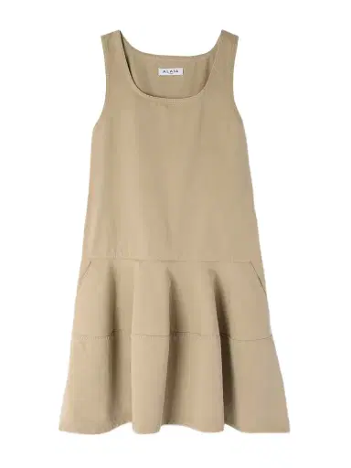 Alaïa Tiered Denim Mini Dress | Thumbnail 1 Alaïa Tiered Denim Mini Dress | Thumbnail 1