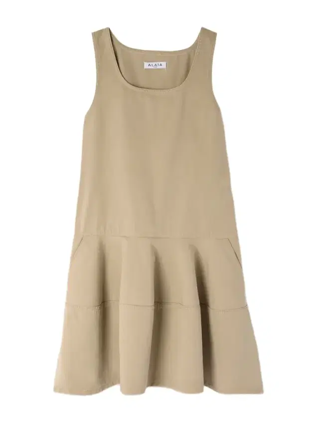 Alaïa Tiered Denim Mini Dress