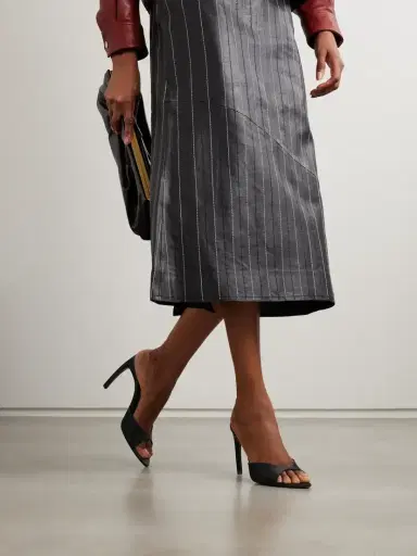 Victoria Beckham Harlow 100 Satin Mules | Thumbnail 2 Victoria Beckham Harlow 100 Satin Mules | Thumbnail 2
