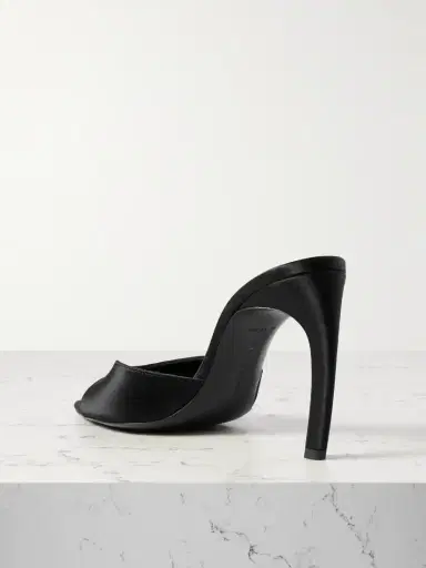 Victoria Beckham Harlow 100 Satin Mules | Thumbnail 3 Victoria Beckham Harlow 100 Satin Mules | Thumbnail 3