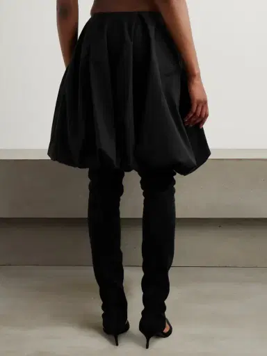 Alaïa Gathered Cotton-poplin Mini Skirt | Thumbnail 4 Alaïa Gathered Cotton-poplin Mini Skirt | Thumbnail 4