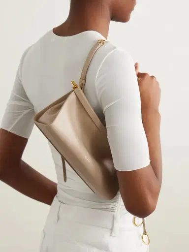 Alaïa Le Click E/w Small Leather Shoulder Bag | Thumbnail 2 Alaïa Le Click E/w Small Leather Shoulder Bag | Thumbnail 2