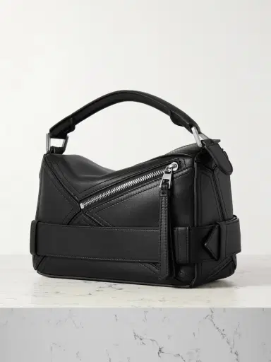 Loewe Puzzle Biker Small Belted Leather Tote | Thumbnail 3