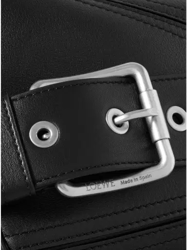 Loewe Puzzle Biker Small Belted Leather Tote | Thumbnail 4