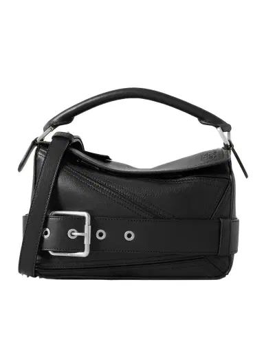 Loewe Puzzle Biker Small Belted Leather Tote | Thumbnail 1