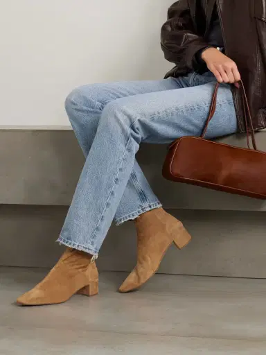 Aquazzura Saint Honoré 35 Suede Ankle Boots | Thumbnail 2 Aquazzura Saint Honoré 35 Suede Ankle Boots | Thumbnail 2
