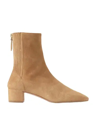 Aquazzura Saint Honoré 35 Suede Ankle Boots | Thumbnail 1 Aquazzura Saint Honoré 35 Suede Ankle Boots | Thumbnail 1