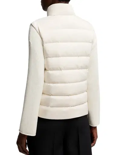 Moncler Women's Besset Puffer Vest - White | Thumbnail 3