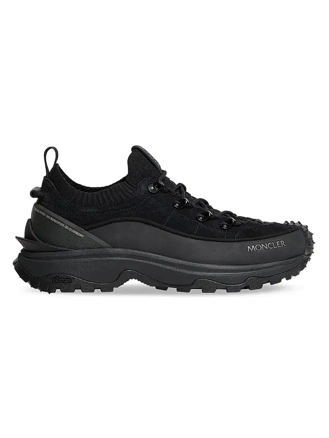 Moncler Men's Trailgrip Lite3 Sneakers in Nubuck & Suede - Black