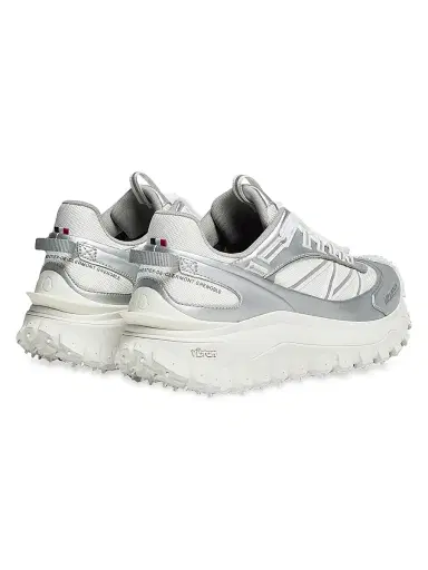 Moncler Men's Trailgrip GTX Sneakers in Leather - Silver White | Thumbnail 4 Moncler Men's Trailgrip GTX Sneakers in Leather - Silver White | Thumbnail 4