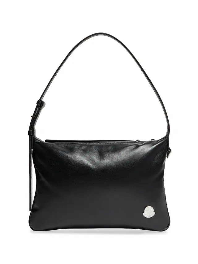 Women's Vetta Shoulder Bag in Nappa Leather - Black