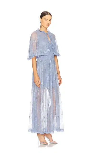 AKNVAS Tissy Lace Gown With Detachable Slip | Thumbnail 2
