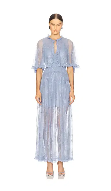 AKNVAS Tissy Lace Gown With Detachable Slip | Thumbnail 1