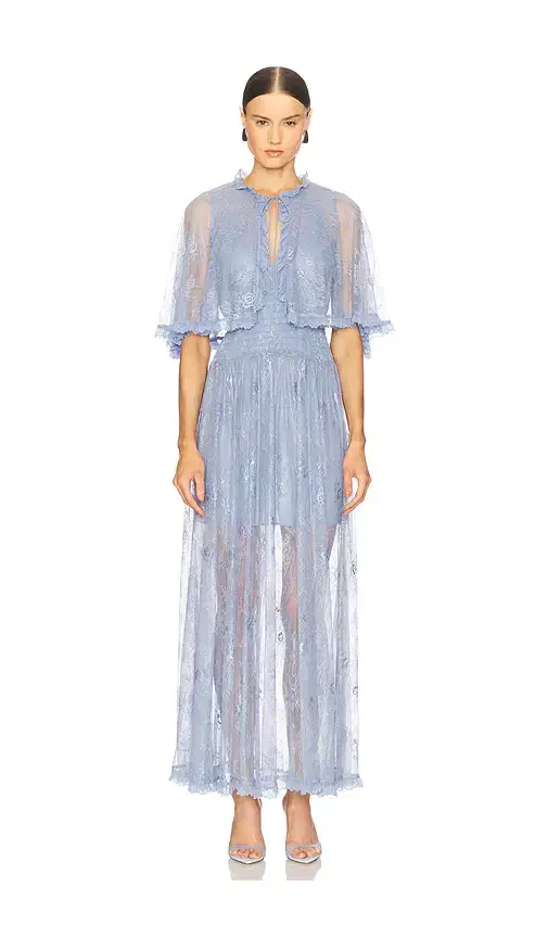 AKNVAS Tissy Lace Gown With Detachable Slip