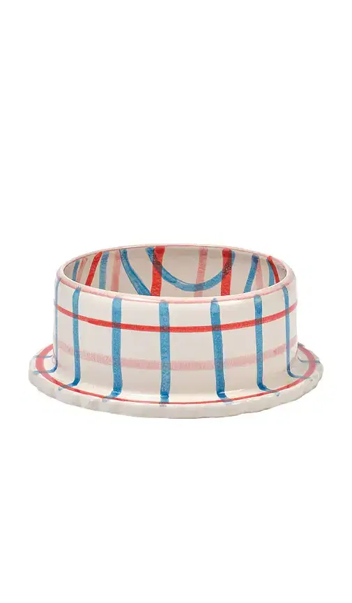 Damson Madder Hand Painted Ceramic Pet Bowl