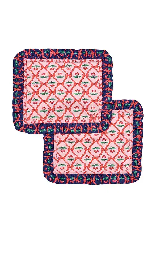 Damson Madder Set Of 2 Placemat