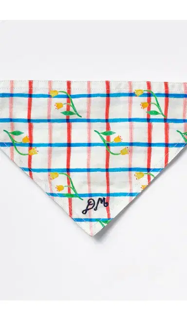 Damson Madder Pet Neckerchief | Thumbnail 2 Damson Madder Pet Neckerchief | Thumbnail 2