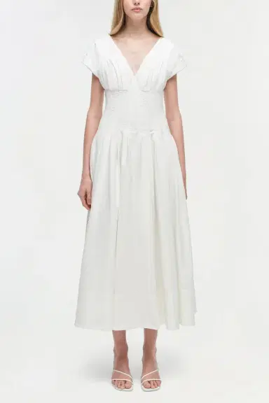 Simkhai Nina Dress - White | Thumbnail 2