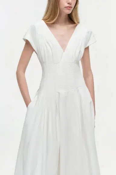 Simkhai Nina Dress - White | Thumbnail 3