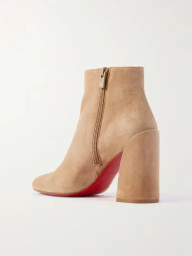 Christian Louboutin Turela 85 Suede Ankle Boots | Thumbnail 3 Christian Louboutin Turela 85 Suede Ankle Boots | Thumbnail 3