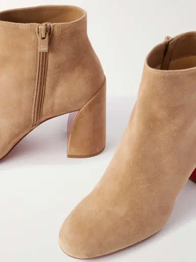 Christian Louboutin Turela 85 Suede Ankle Boots | Thumbnail 4 Christian Louboutin Turela 85 Suede Ankle Boots | Thumbnail 4