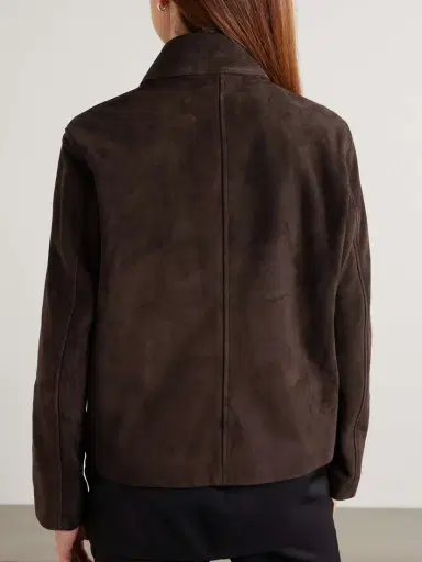 Nour Hammour Louise Suede Jacket | Thumbnail 3 Nour Hammour Louise Suede Jacket | Thumbnail 3