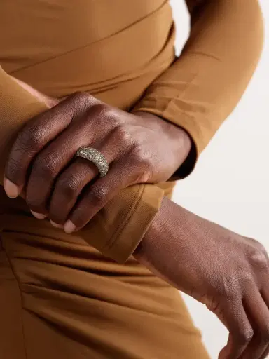 Lucy Delius Bombé 14-karat Gold Diamond Ring | Thumbnail 2