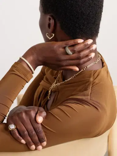 Lucy Delius Bombé 14-karat Gold Diamond Ring | Thumbnail 4