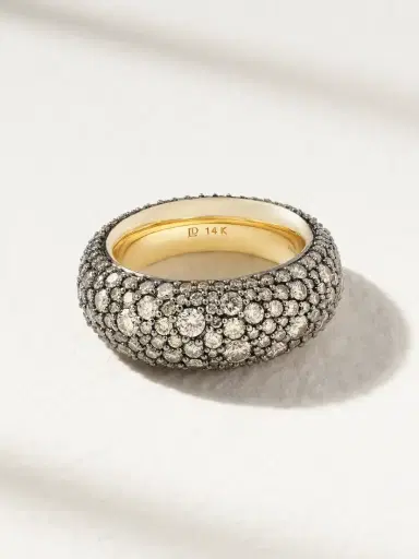 Lucy Delius Bombé 14-karat Gold Diamond Ring | Thumbnail 1