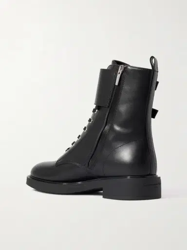 Gianvito Rossi Ripley Buckled Leather Ankle Boots | Thumbnail 3
