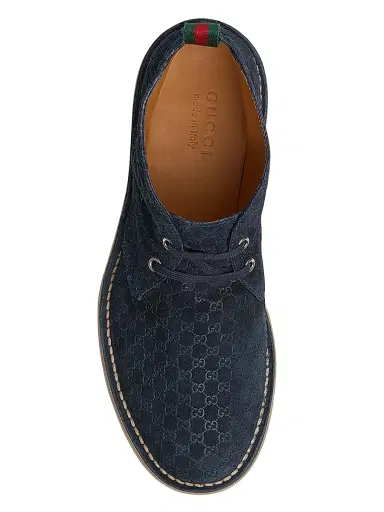 Gucci Men's GG Suede Ankle Boots | Thumbnail 3
