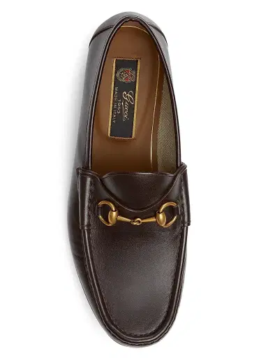 Gucci Men's Horsebit 1953 Leather Loafers - Dark Brown - Size 14 | Thumbnail 4 Gucci Men's Horsebit 1953 Leather Loafers - Dark Brown - Size 14 | Thumbnail 4