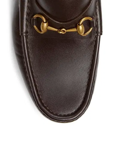 Gucci Men's Horsebit 1953 Leather Loafers - Dark Brown - Size 14 | Thumbnail 5 Gucci Men's Horsebit 1953 Leather Loafers - Dark Brown - Size 14 | Thumbnail 5