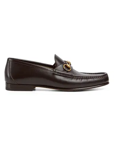 Gucci Men's Horsebit 1953 Leather Loafers - Dark Brown - Size 14 | Thumbnail 1 Gucci Men's Horsebit 1953 Leather Loafers - Dark Brown - Size 14 | Thumbnail 1