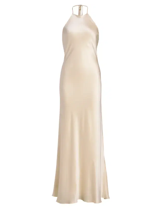 Reformation Women's Jeany Silk Maxi Dress - Fior Di Latte
