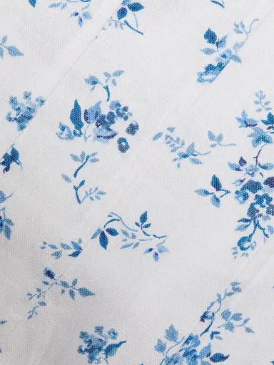 Reformation Women's Hattie Seamed Floral Linen Top - Orlaya - Size 12 | Thumbnail 7