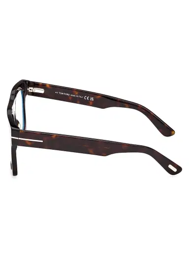 Tom Ford Men's 53MM Square Optical Eyeglasses - Dark Havana | Thumbnail 3 Tom Ford Men's 53MM Square Optical Eyeglasses - Dark Havana | Thumbnail 3