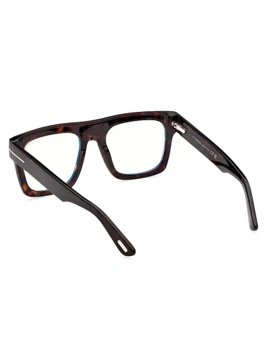 Tom Ford Men's 53MM Square Optical Eyeglasses - Dark Havana | Thumbnail 4 Tom Ford Men's 53MM Square Optical Eyeglasses - Dark Havana | Thumbnail 4