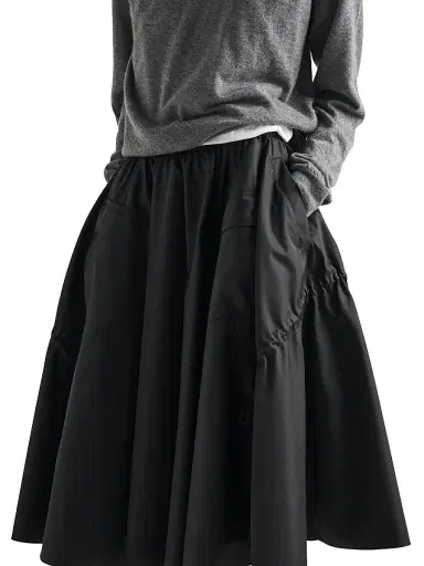 Prada Women's Re-Nylon Circle Skirt - Black | Thumbnail 4 Prada Women's Re-Nylon Circle Skirt - Black | Thumbnail 4