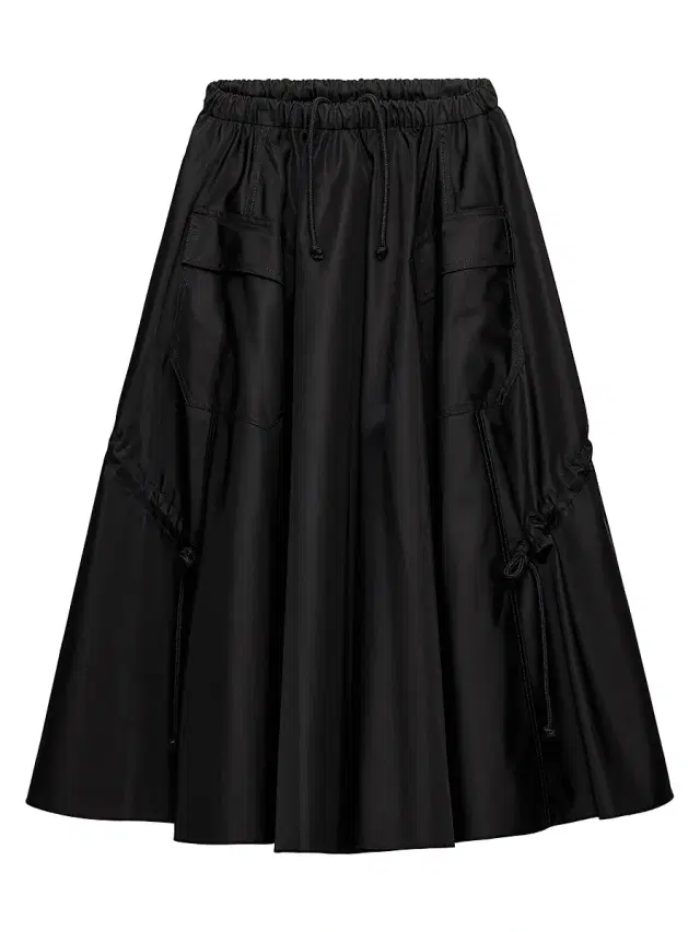 Women's Re-Nylon Circle Skirt - Black