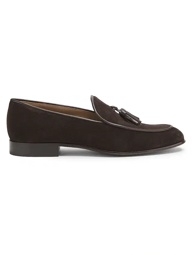 Men's Julio Suede Loafers - Moka