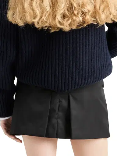 Prada Women's Re-Nylon Mini Skirt - Black | Thumbnail 3