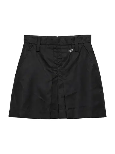 Prada Women's Re-Nylon Mini Skirt - Black | Thumbnail 1