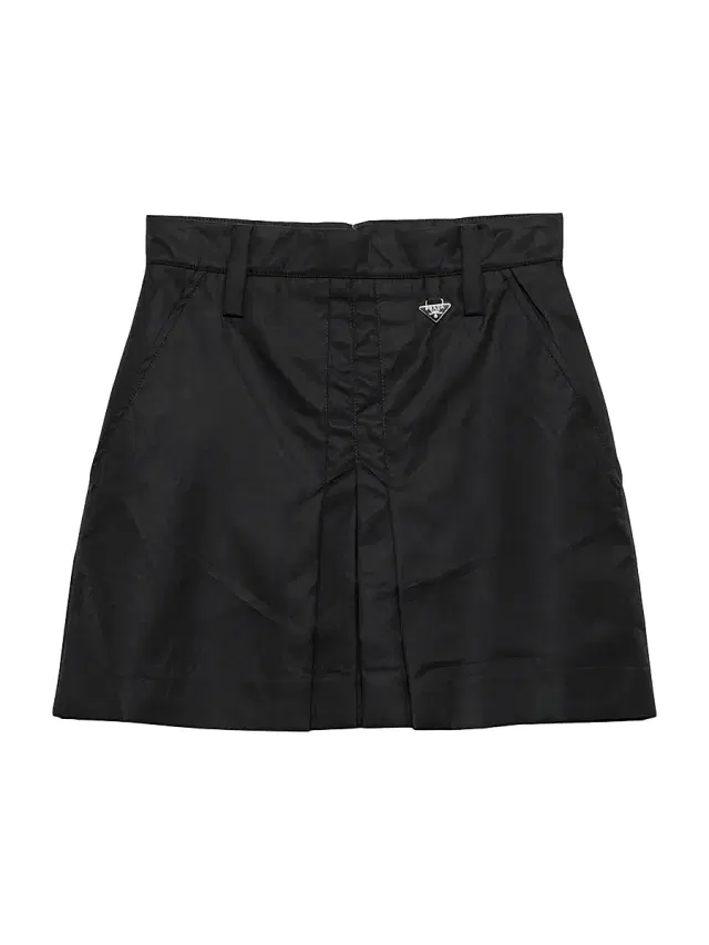 Women's Re-Nylon Mini Skirt - Black