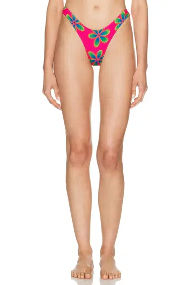 Heavy Manners High Cut Cheeky Bikini Bottom | Thumbnail 1
